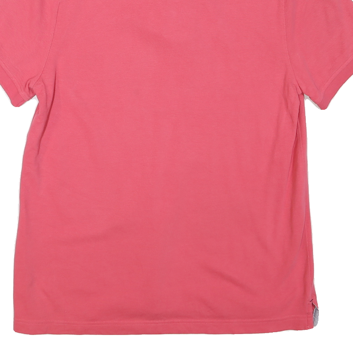 TOMMY HILFIGER Womens Pink Short Sleeve Plain S Cotton Blend Polo Shirt