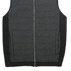 REISS Womens Black Wool Blend Jacket S Zip Plain Elegant Lightweight