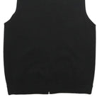 REISS Womens Black Wool Blend Jacket S Zip Plain Elegant Lightweight