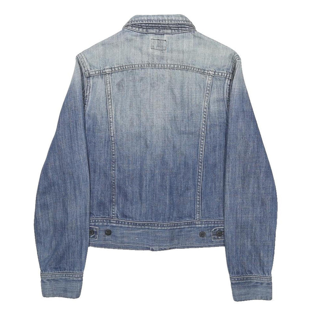 LEE Boys Blue Denim Jacket 10Y Cotton Classic Button Closure Casual Stylish