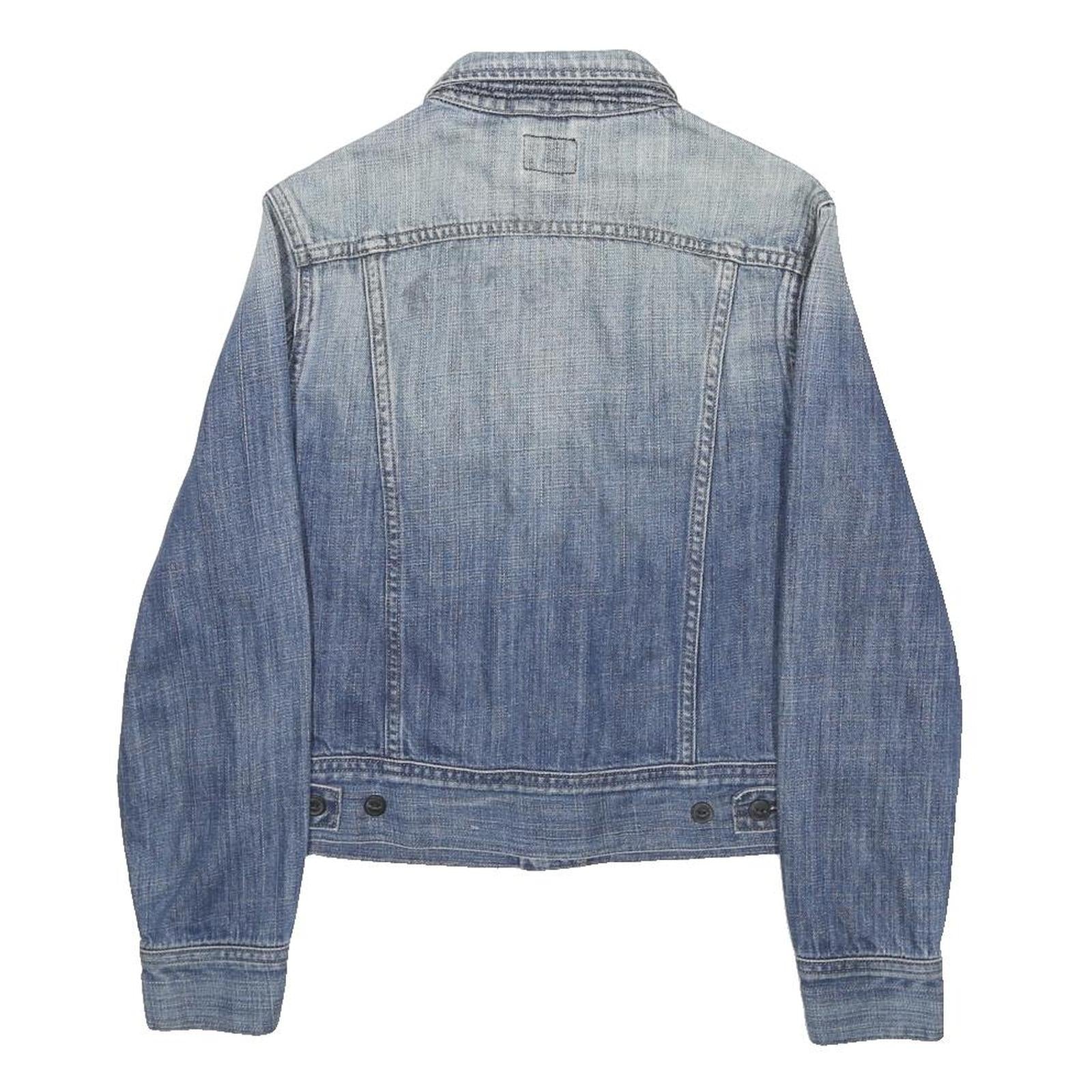 LEE Boys Blue Denim Jacket 10Y Cotton Classic Button Closure Casual Stylish