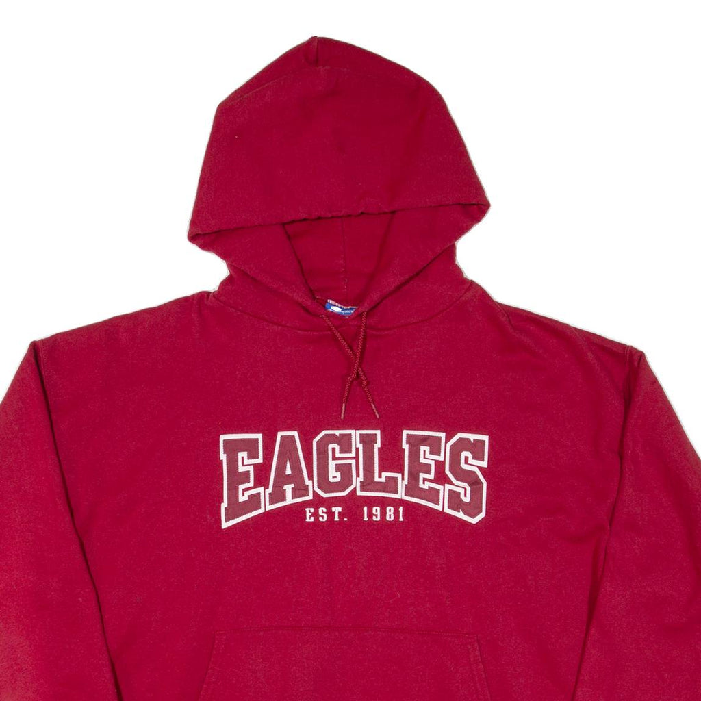 CHAMPION Eagles Mens Red Hoodie USA 2XL
