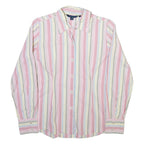 BODEN Womens Shirt Pink Striped Long Sleeve XS