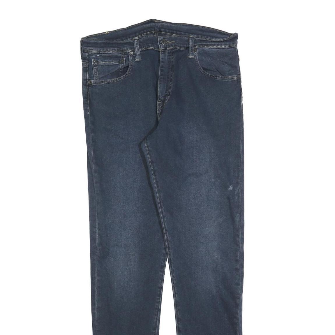 LEVI'S 520 Mens Jeans Blue Slim Skinny Denim Medium Wash W33 L34 Zip