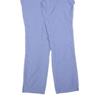 COLUMBIA Womens Regular Blue Zip Polyester Blend Cargo Pocket Trousers W30 L32