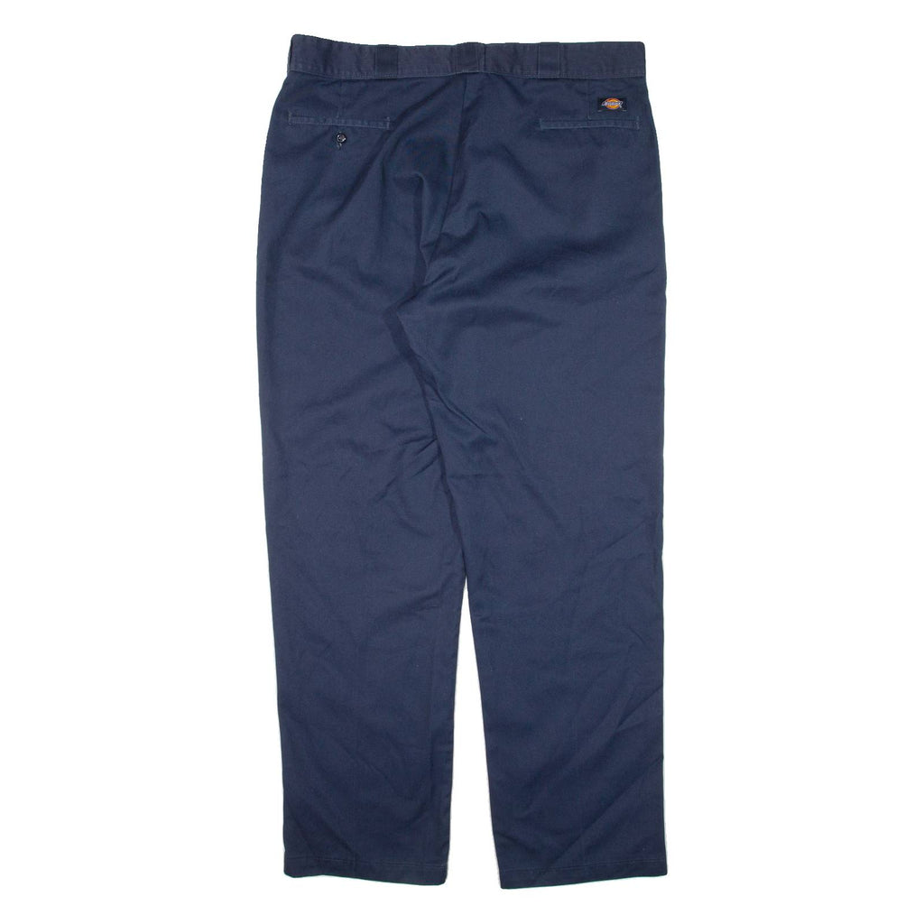 DICKIES 874 Workwear Mens Trousers Blue Regular Straight W40 L32