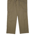 IN LINE COLLECTION Womens Regular Beige Cargo Trousers W31 L31 Polyester Blend