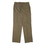 IN LINE COLLECTION Womens Regular Beige Cargo Trousers W31 L31 Polyester Blend