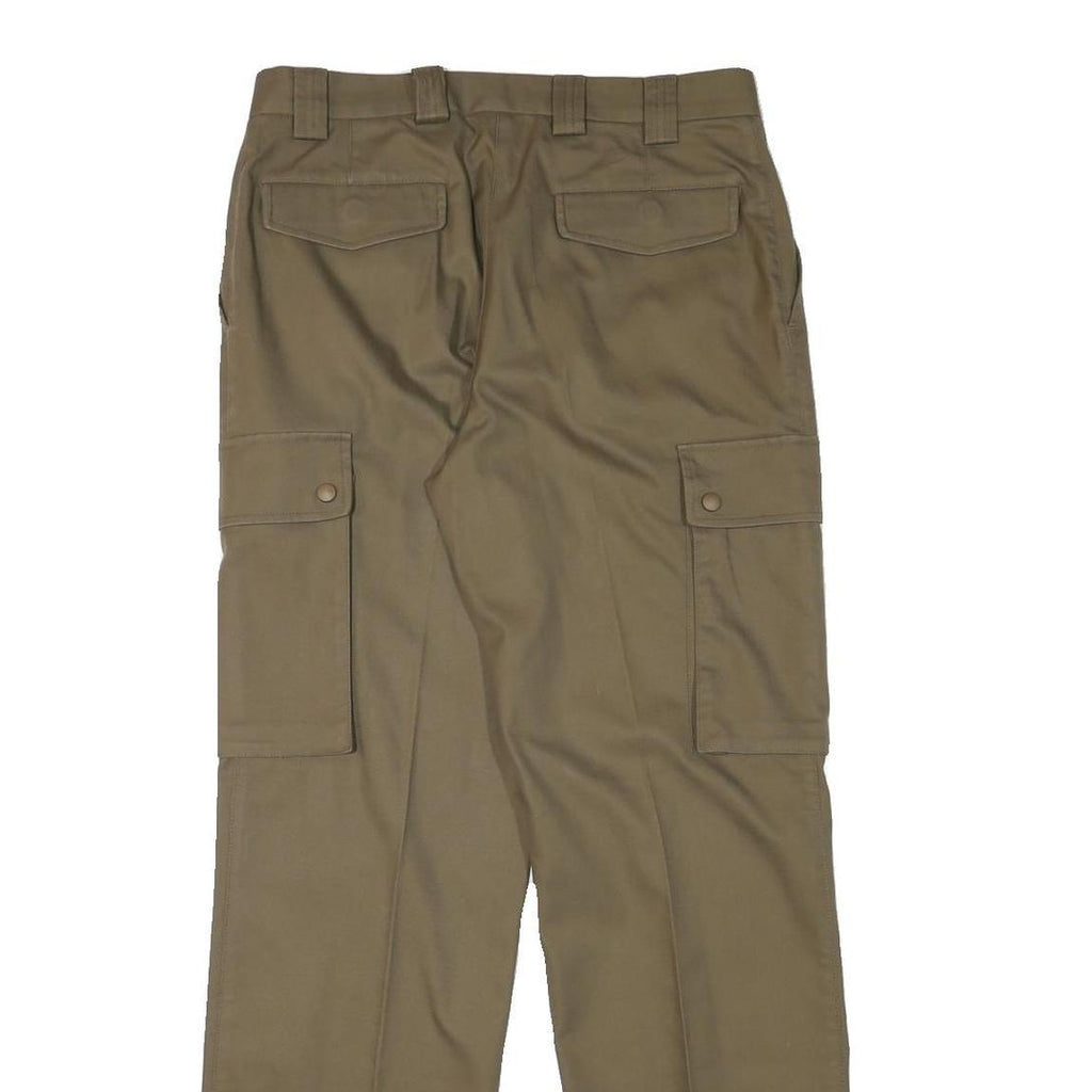 IN LINE COLLECTION Womens Regular Beige Cargo Trousers W31 L31 Polyester Blend