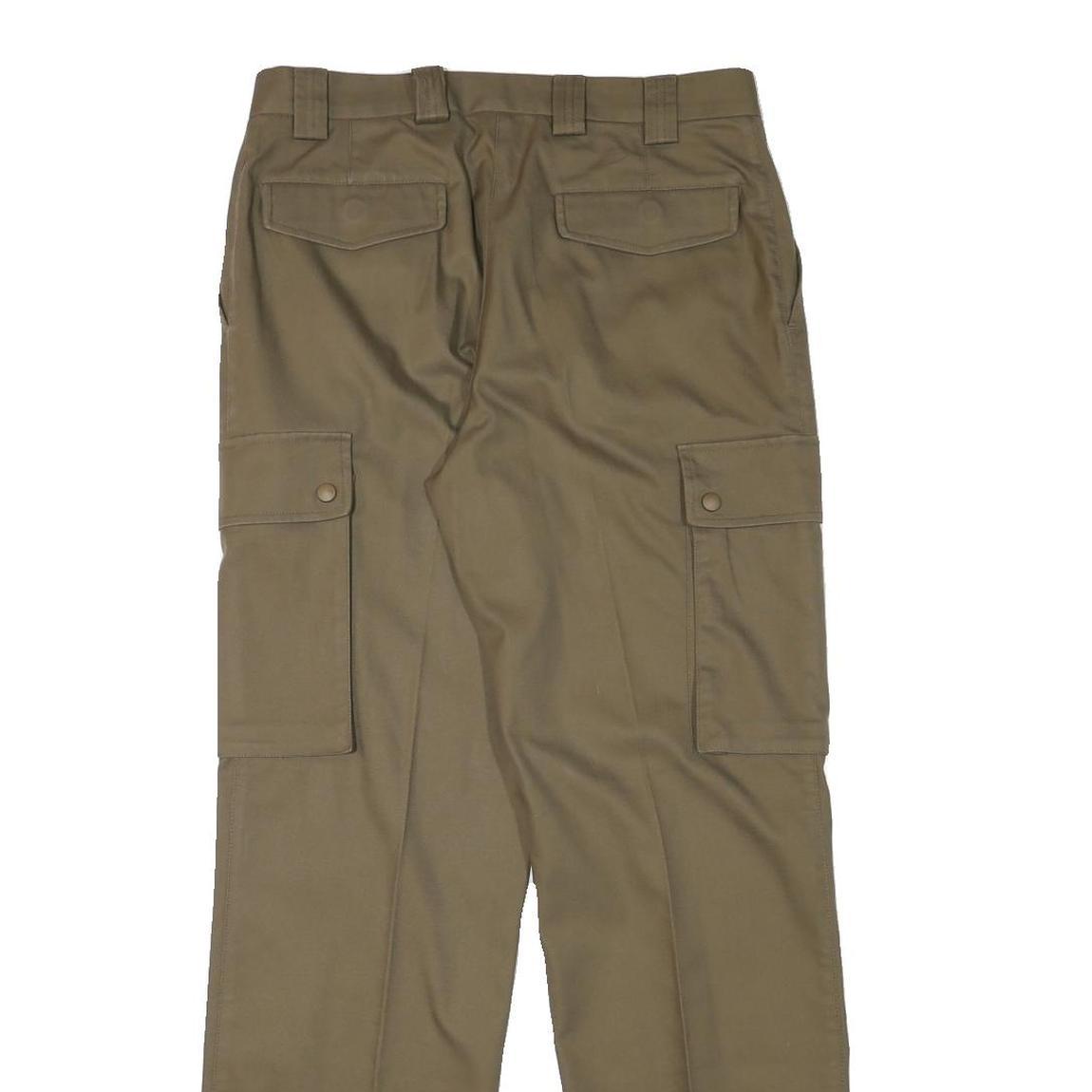 IN LINE COLLECTION Womens Regular Beige Cargo Trousers W31 L31 Polyester Blend