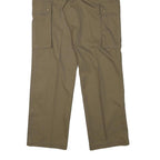 IN LINE COLLECTION Womens Regular Beige Cargo Trousers W31 L31 Polyester Blend