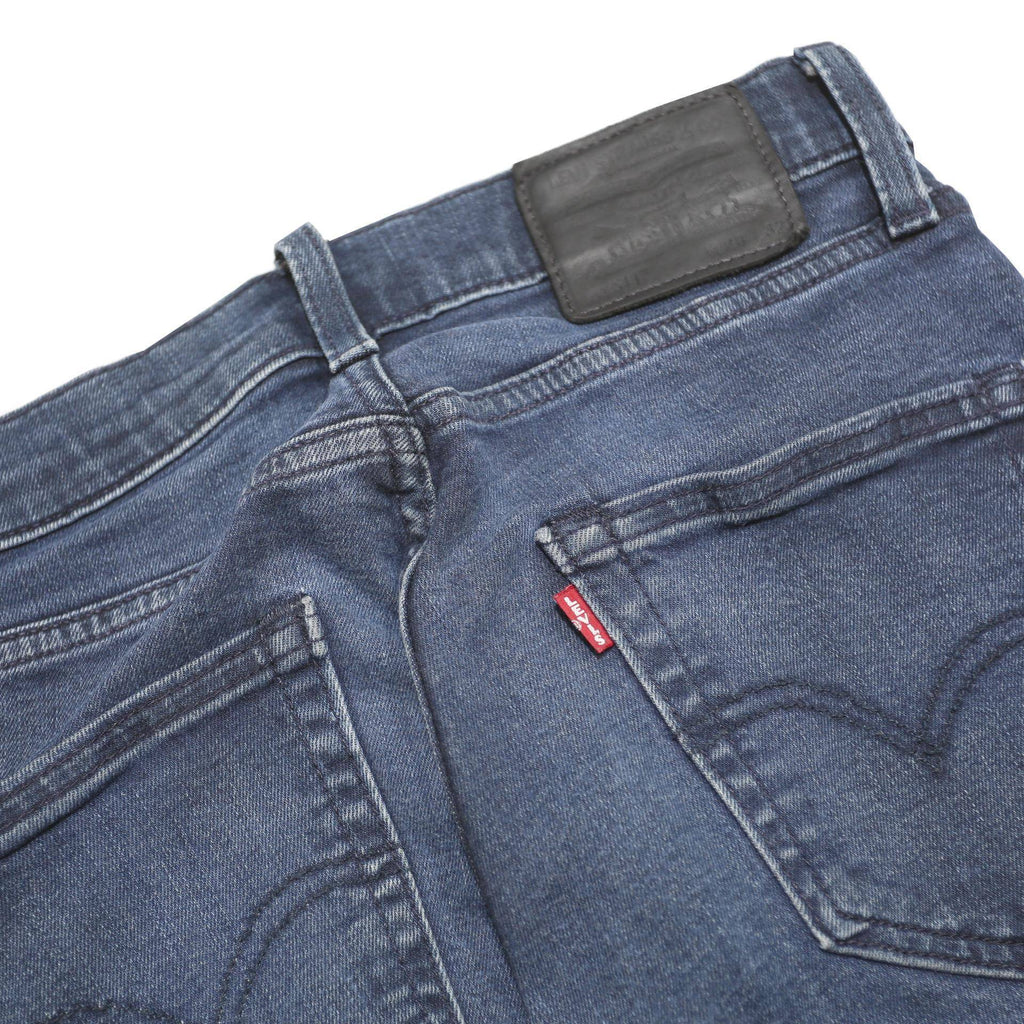 LEVI'S 511 BIG E Mens Slim Blue Denim Jeans W28 L32 Classic Zip Cotton Blend