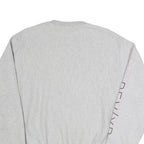 CHAMPION Mens Grey Crew Neck M REVXP Graphic Sweatshirt Cotton Blend Pullover