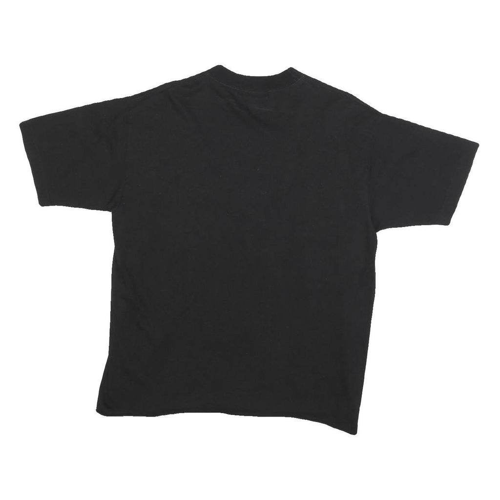 NOE'S ARK Mens Black Graphic T-Shirt M Short Sleeve Crew Neck Unique Print