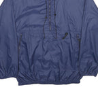 NAUTICA Mens Blue Nylon Pullover M Jacket Plain Lightweight Outdoor