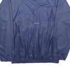 NAUTICA Mens Blue Nylon Pullover M Jacket Plain Lightweight Outdoor