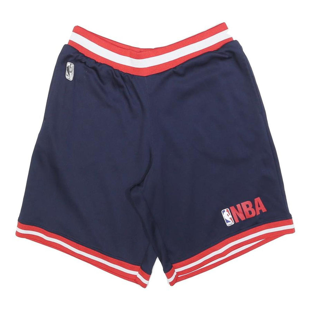 NBA Mens Shorts Navy Blue Red White Basketball S W28 Elastic Waistband Sport
