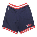 NBA Mens Shorts Navy Blue Red White Basketball S W28 Elastic Waistband Sport