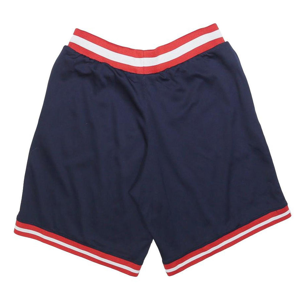 NBA Mens Shorts Navy Blue Red White Basketball S W28 Elastic Waistband Sport