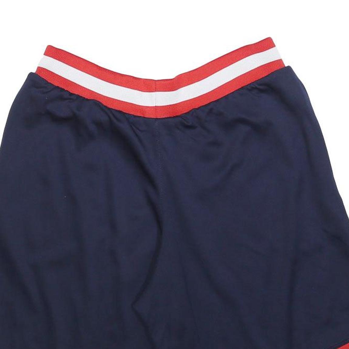 NBA Mens Shorts Navy Blue Red White Basketball S W28 Elastic Waistband Sport