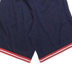 NBA Mens Shorts Navy Blue Red White Basketball S W28 Elastic Waistband Sport