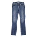 TRUE RELIGION Womens Jeans Blue Slim Straight Stone Wash W25 L32