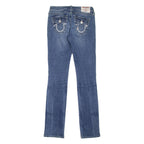 TRUE RELIGION Womens Jeans Blue Slim Straight Stone Wash W25 L32