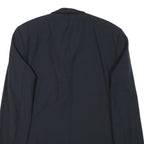 PIERRE CARDIN Mens Black Wool Blend Button Jacket M Tailored Plain Classic