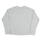 DKNY Womens Grey Cotton Blend Crew Neck Sweatshirt M Casual Pullover