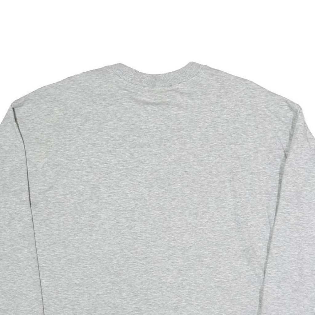 DKNY Womens Grey Cotton Blend Crew Neck Sweatshirt M Casual Pullover