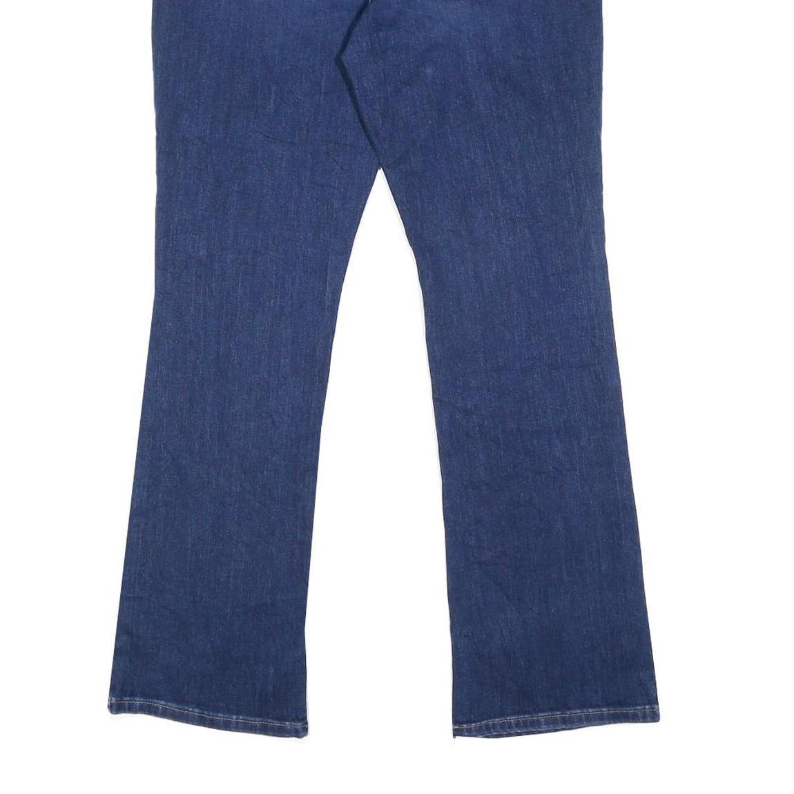 LEE Womens Regular Blue Denim Medium Jeans W32 L31 Classic Zip Pocket