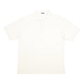 FILA Mens White Short Sleeve Plain Polo Shirt M Cotton Casual Basic