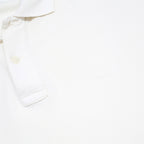 FILA Mens White Short Sleeve Plain Polo Shirt M Cotton Casual Basic