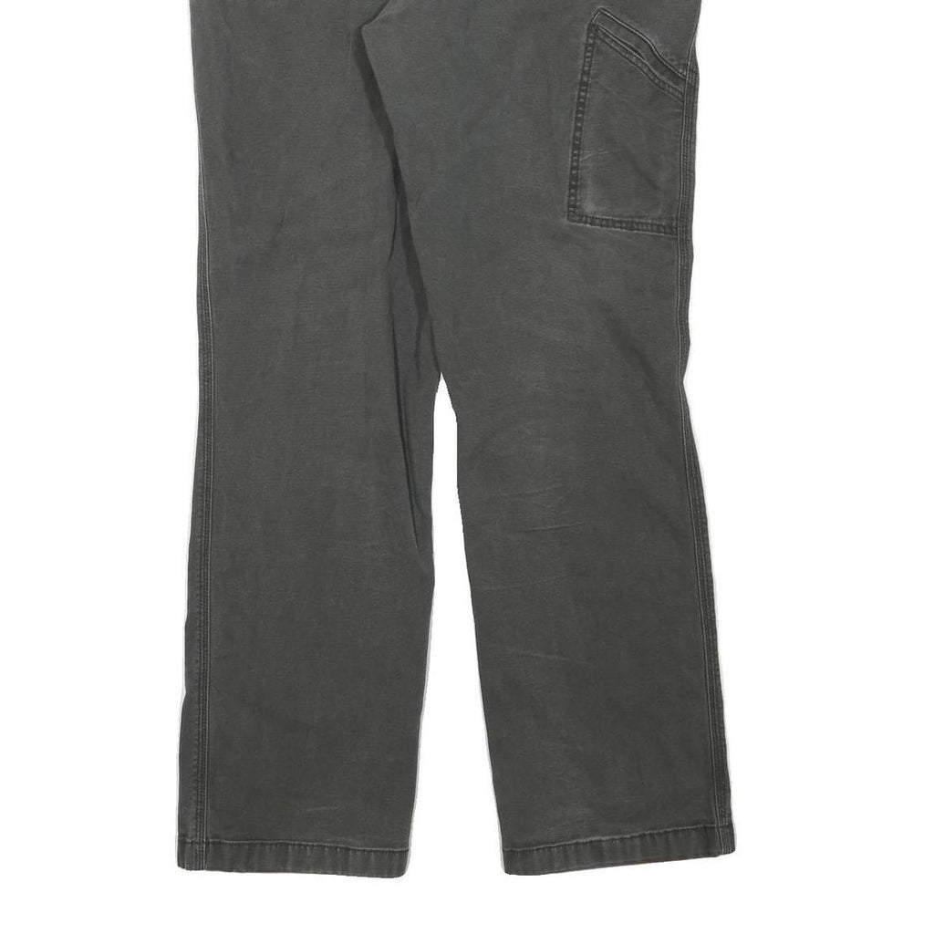 CARHARTT Mens Jeans Grey Regular Straight Denim Medium W34 L31 Workwear