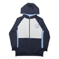 MANCHESTER CITY Boys Navy & White Hooded Cotton Blend Zip Jacket 12-13Y