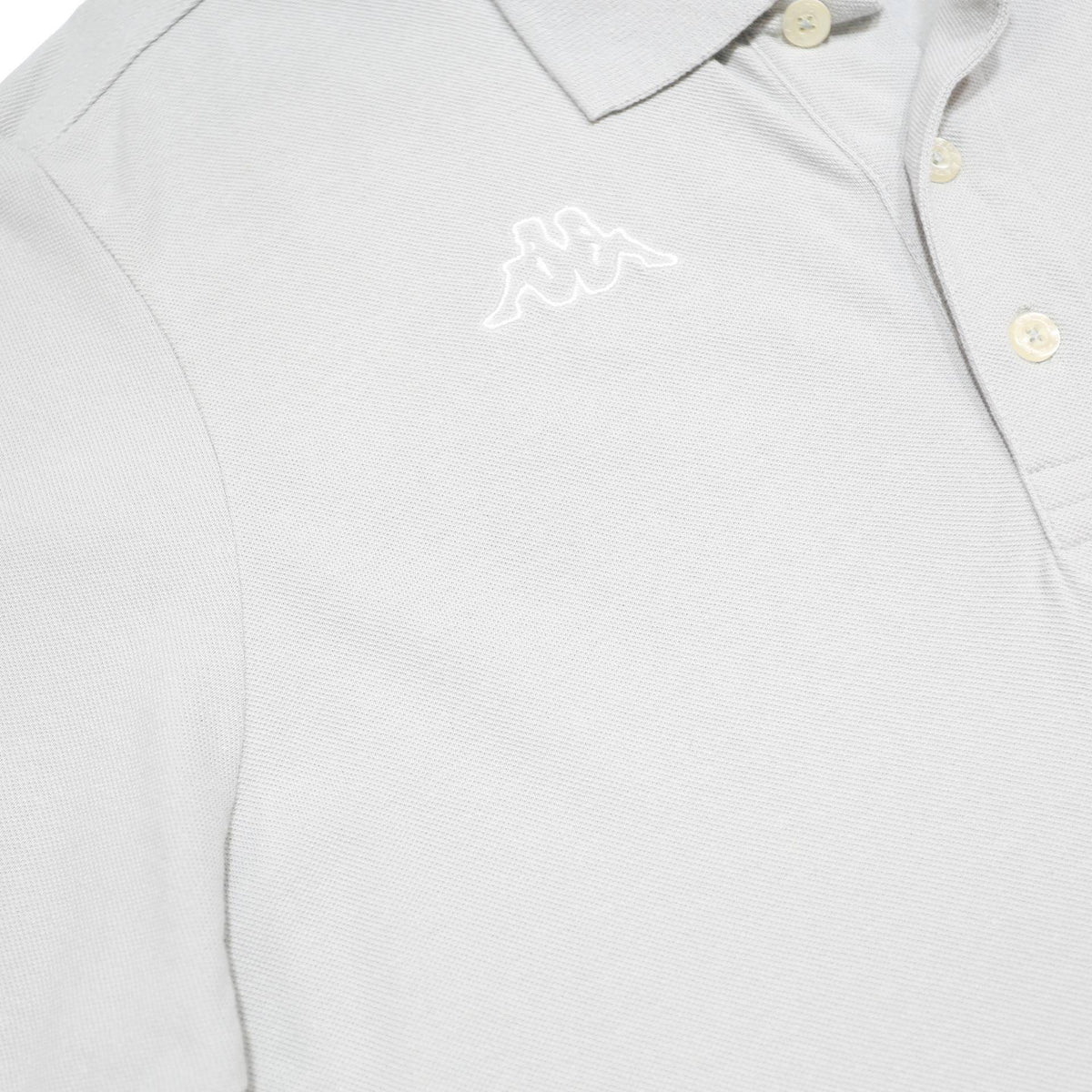 KAPPA Mens White Short Sleeve Plain M Polo Shirt Cotton Casual