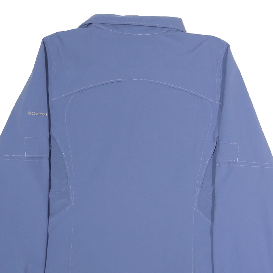 COLUMBIA Womens Blue Shirt M Outdoor Button-Up Lightweight Casual