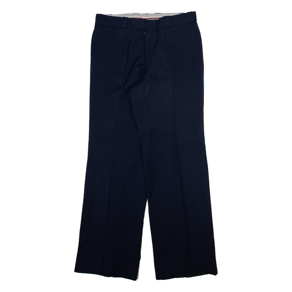 Mens Trousers Blue Regular Bootcut W31 L31