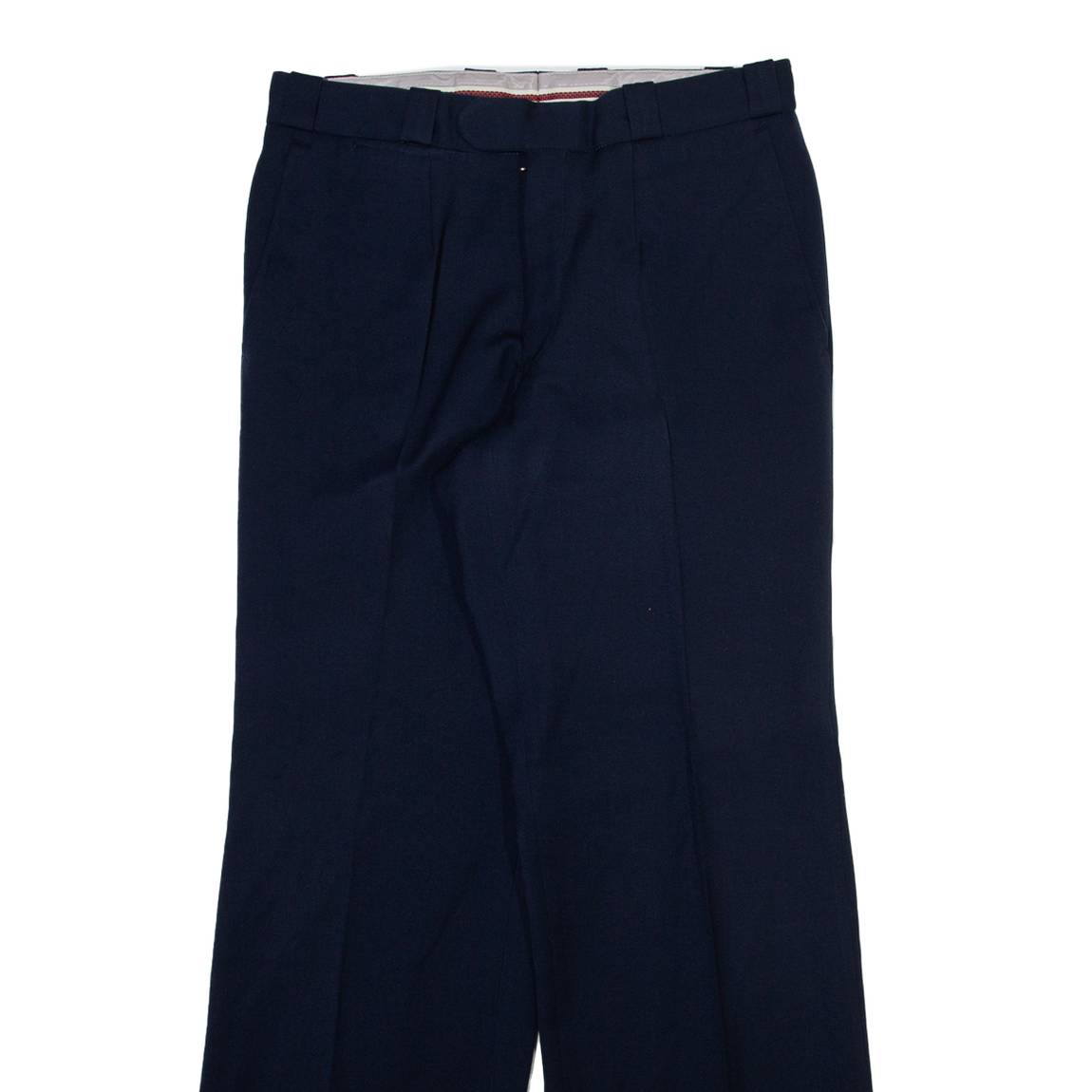 Mens Trousers Blue Regular Bootcut W31 L31