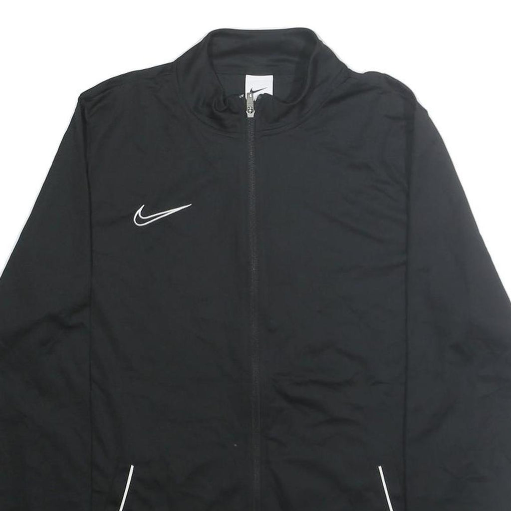 NIKE Mens Black XL Polyester Jacket Zip Sportswear Regular Fit Lightweight
