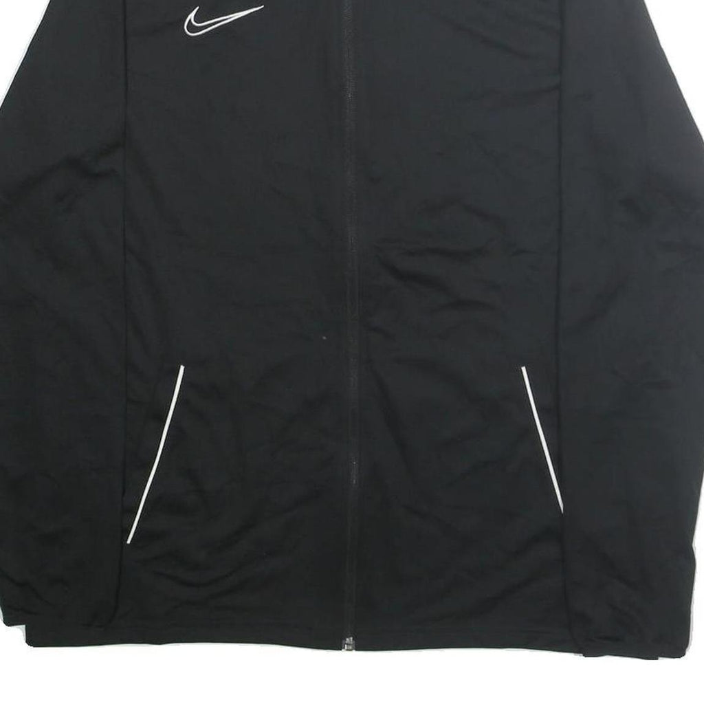 NIKE Mens Black XL Polyester Jacket Zip Sportswear Regular Fit Lightweight