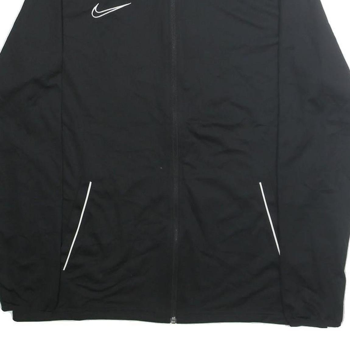 NIKE Mens Black XL Polyester Jacket Zip Sportswear Regular Fit Lightweight