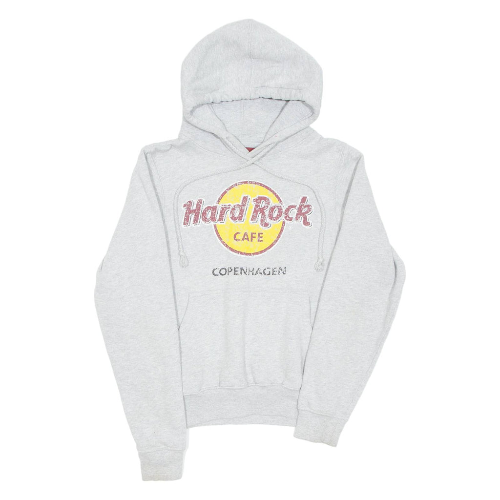 HARD ROCK CAFE Copenhagen Mens Grey Hoodie XS