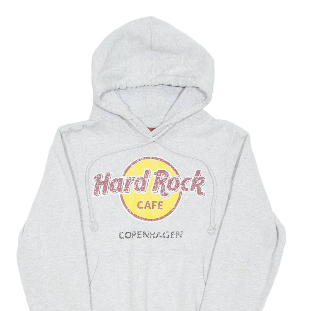 HARD ROCK CAFE Copenhagen Mens Grey Hoodie XS