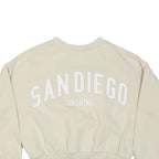 F&F Girls Cream San Diego Sunshine Crew Neck 8-9Y Cotton Sweatshirt