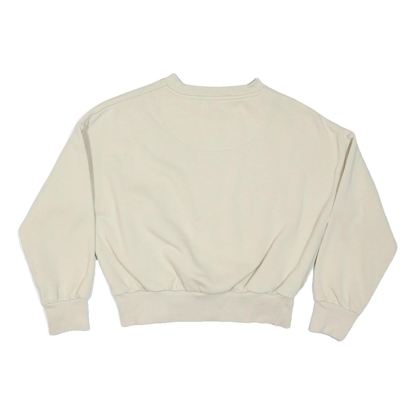 F&F Girls Cream San Diego Sunshine Crew Neck 8-9Y Cotton Sweatshirt