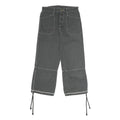 LEE Mens Cotton Blend Black Regular Straight Trousers W26 L23 Workwear Zip