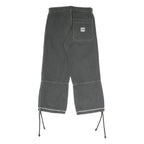 LEE Mens Cotton Blend Black Regular Straight Trousers W26 L23 Workwear Zip
