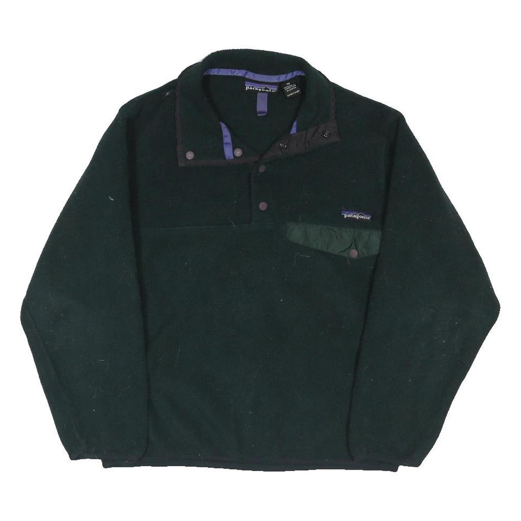 PATAGONIA Womens Green Zip Fleece XS Lightweight Outdoor Casual Pullover Jacket