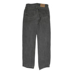 LEVI'S 501 Mens Jeans Black Regular Straight Denim Medium W32 L30 Classic Button